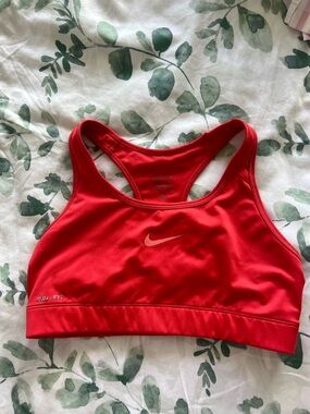 Nike Red Racerback Dri-FIT Sports Bra